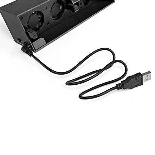 A-SZCXTOP Cooling Fan For PS4 Gaming Console Cool Down With 5 High Speed Cooler Fans Perfect Fit for PS4 PlayStation 4 Host