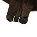 Full Shine 18 Inch Weft Hair Extensions Human Hair Color Medium Brown Hair Extensions 105G Sew In Extensions Remy Human Hair Weft Extensions Hair Weft Human Hair Extensions Sew In 105G