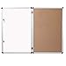 VIZ-PRO Tamperproof Lockable Cork Noticeboard Class 1 Aluminium Framed 48x36 Inches