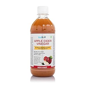HealthVit Apple Cider Vinegar with Mother of Vinegar Unfiltered – 500 ml