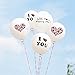 Proposal Balloons, 12 Inch Will You Marry Me Balloon Set, White Engagement Decorations Kit, 5 PCS Romantic Latex Wedding Proposal Supplies