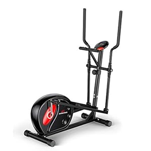 HECHEN Elliptical Cross Trainer, Exercise Step Machine 8 Speed Resistance Adjustmen Home Gym 8 KG flywheel mass, Exercise Step Machine Air Walker, Elliptical Trainer + multifuctional display