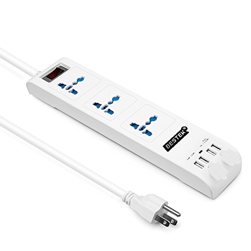 Power Strip, BESTEK 3 Outlets-Surge Protector…