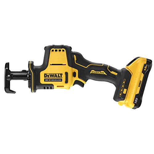 Dewalt 18 Volt Akku Kompakt-Säbelsäge DCS369NT (bürstenloser Motor, elektronische Hubzahlregulierung, werkzeugloser… – Bild 3