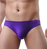 Winday Men Briefs Breathable Ice Silk Triangle