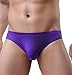 WINDAY Men Briefs Breathable Ice Silk Triangle Bikinis and Briefs N04 XL/US L 4-Pack Mixed Color B