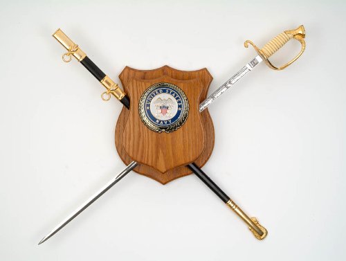 Military Sword Plaque Wall Mount (NCO Sword)