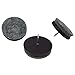 Desunia Large 1 7/16inches Dia. Heavy Duty Felt Nail-on Slider Glide Pads for Chairs, Stools, & Tables - Furniture Slides Like Magic -Tile & Hard Wood Floor Protector - Espresso - 16 pcs.