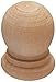 The New Image Group Wood Turning Shapes-Ball Finial Dowel Cap 15/16