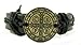 Black Bronze Catholic Patron Saint St. Benedict Exorcism Medal Bracelet Protect