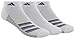 adidas Men's Superlite Stripe Low Cut Socks (3-Pair), White/Light Onix/Hi-Res Blue, Large