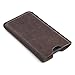 Dockem Executive Sleeve for iPhone 11 Pro (5.8) & iPhone Xs/X - Slightly Padded Premium Synthetic/Vegan Leather with Microfiber Lining, Slim, Simple, Slip-on Case [Vintage Brown]