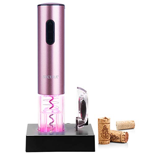 Secura Electric Wine Opener, Automatic Electric Wine Bottle Corkscrew