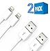Techtop20 Delux AC Adapters + Cables Charging Syncing Set Bundle for Iphone 5/5s/5c 6/6s/plus (White)