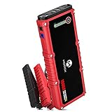 MOOCK 1000A Peak 18000mAh Car Jump Starter(Up to 7.0L Gas or 4.5L Diesel Engine), 12V Auto Battery Booster Portable Power Pack, Built-in LED Flashlight with Jumper Cables Heavy Duty