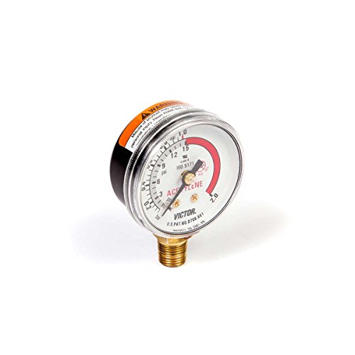 Victor 14350090RP Replacement Gauge, 1.5 2.0bar/15 PSI, ACET Amazon