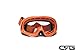 CRG Sports Motocross ATV Dirt Bike Off Road Racing Goggles ORANGE T815-3-6 T815-3-6 Transparent lens orange frame