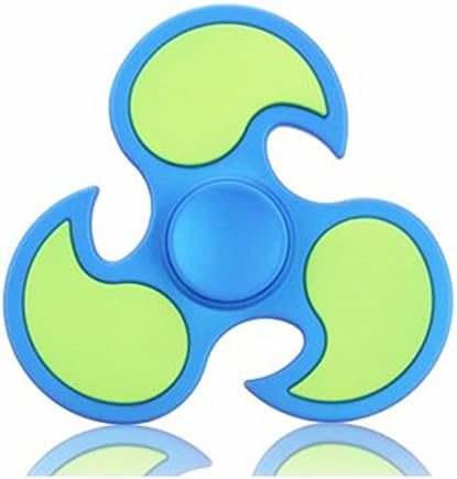 DFYH Torqbar Brass EDC Fidget Spinner High Speed Stainless Steel Bearing ADHD Focus Anxiety Relief Toys (Blue/Green)