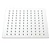 Yodel 12 Inch Solid Square Ultra Thin Stainless Steel Rain Shower Head, Chrome Stainless #304 Steel primary