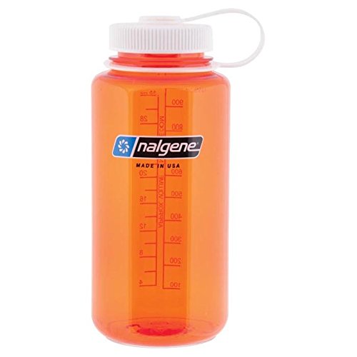 Nalgene Tritan Wide Mouth BPA-Free Water Bottle (Orange, 32 oz)