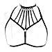Women Goth Punk Harness Bra Crop Top Chest Belt Bondage Lingerie Strappy Adjust Plus Sizethumb 1