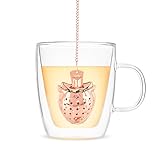 Pinky Up Tea Infuser, Gold