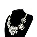 Fit&Wit Golden Tone Jewelry Sets Rhinestone Crystal Drop Dangle Earrings Or Statement Necklace (Necklace2)
