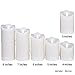 Flameless LED Candles Real Drip Pillar Wax with Timer and 10-Key Remote for Wedding,Votive,Yoga and Christmas Halloween Decoration Set of 6