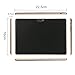 9.7 inch Tablet Octa Core 2560X1600 IPS Bluetooth RAM 4GB ROM 64GB 8.0MP 3G MTK6592 Dual sim card Phone Call Tablets PC Android 5.1 Lollipop GPS electronics 7 8 9 10 Black