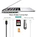 USB C Hub Adapter,7 in 1 Dual Type-C Docking Station Thunderbolt 3 Hub for 2016/2017/2018 MacBook Pro with 100W Power Delivery,USB-C,4K HDMI,2xUSB3.0,SD and MicroSD Card Reader (Space Gray)
