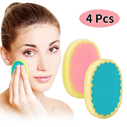 Facial Hair Removal for Women, TOPOINT Flawless Painless Hair Remover Depilation Sponge Pads for Face Lip Armpit Chin Cheek Leg