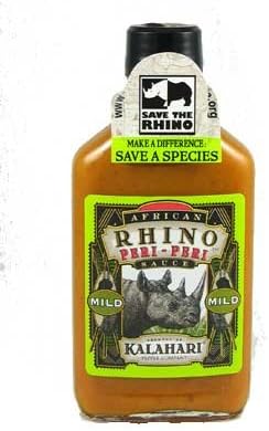 African RhinoPeri-peri Mild Hot Sauce (Pack of 3)