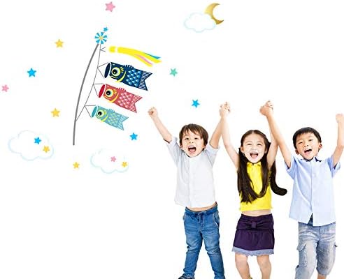 こいのぼり ウォールステッカー 鯉のぼり 飾り付け ミニ 室内 子供の日 こどもの日 飾り 端午の節句 5月5日 男の子 タペストリー 手作り おしゃれ かわいい