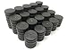 Nexlevl Small Ceramic Ferrite Magnets 18mm (.709inch) x 5mm (.197inch), 110 Round Magnets for Arts Crafts Hobbies and Office Organization