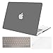 MOSISO Compatible with MacBook Air 13 inch Case (Models: A1369 & A1466, Older Version 2010-2017 Release), Protective Plastic Hard Shell Case & Keyboard Cover & Screen Protector, Gray