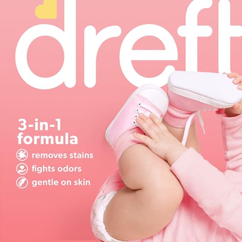 Dreft Stage 1 Newborn Baby Liquid Laundry Detergent, Gentle on Sensitive Skin, HE Compatible, 32 loads