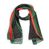 NYKKOLA Women's Silk Like Scarf Cozy Lightweight Scarves Sunscreen Shawl Wrap For Women (black3)