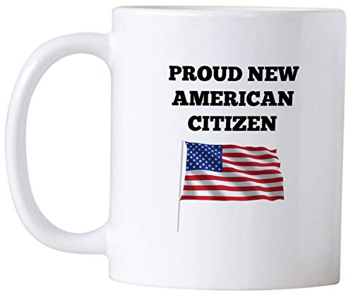 Casitika US American New Citizenship Gifts. 11 oz USA Flag Mug. Gift Idea For Proud Citizens. - //coolthings.us