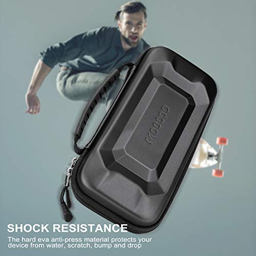 Moocoo Carrying Case for Nintendo Switch, Dual Protection Switch Hard Cover Portable with Large Capacity Protective Travel Shell for Nintendo Switch Console & Accessories with 20 Game Cartridges