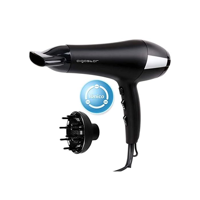 ▷ Rowenta CV5022 Powerline Plus Elite - Secador de 2200 W potente, función  Ionic, boquilla concentradora de aire y difusor… — nimoya