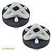 Canamax Heavy Duty 285753A Motor Coupling METAL Core - Compatible with Kenmore Whirlpool Washers - Replaces AP3963893 PS1485646 1195967 285753AVP 21003 280152 85140 285743 LSQ7030LQ0 - Pack of 2