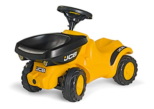 rolly toys | rollyMinitrac Dumper JCB | Minitrac Tractor with Squeaky horn and Tipping Dumper | 135646, Yellow, 63.0 x…