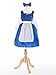 Little Adventures Beauty Day Dress with Bow Costume (X-Large 7-9) - Machine Washable Child Pretend Play and Party Dress with No Glitter