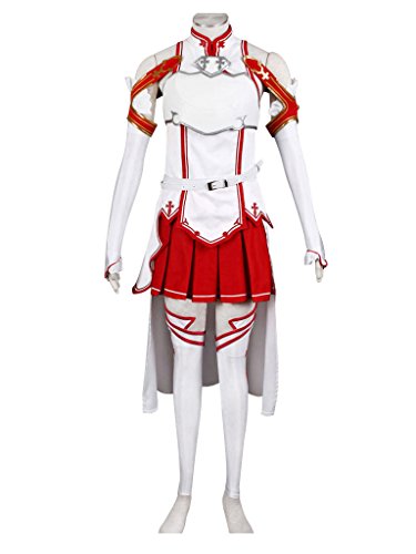 DAZCOS US Size Red Asuna Cosplay Costume (Women XXL)