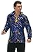 Forum Novelties Men's 70's Disco Dynamite Dude Costume Shirt