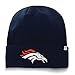 Denver Broncos Navy Blue Cuff Beanie Hat - NFL Cuffed Winter Knit Toque Cap