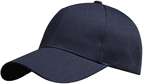 LvLoFit 100% Cotton Baseball Cap Solid Color 6 Panel Sports Cap Hats Size Adjustable Suit for Men And Women