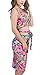 Uget Women's Sexy Two Piece Bodycon Strap Dress V-Neck Nightclub Dress, US Medium, Multicolor