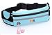 Running Belt Waist Pack By HAILING, Waterproof Fanny Punch Bag, Compatible With Smartphones - iphone 7S/7/6/6S Plus, Samsung Galaxy, Men and Women Ideal for Workout Walking and Hiking(Blue)