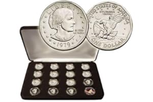FIRST COMMEMORATIVE MINT Susan B. Anthony 16 Coin Collection (79-99)